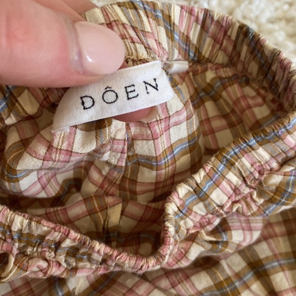 Dôen Austen Plaid Suma Bloomers Shorts - Picture 2 of 3
